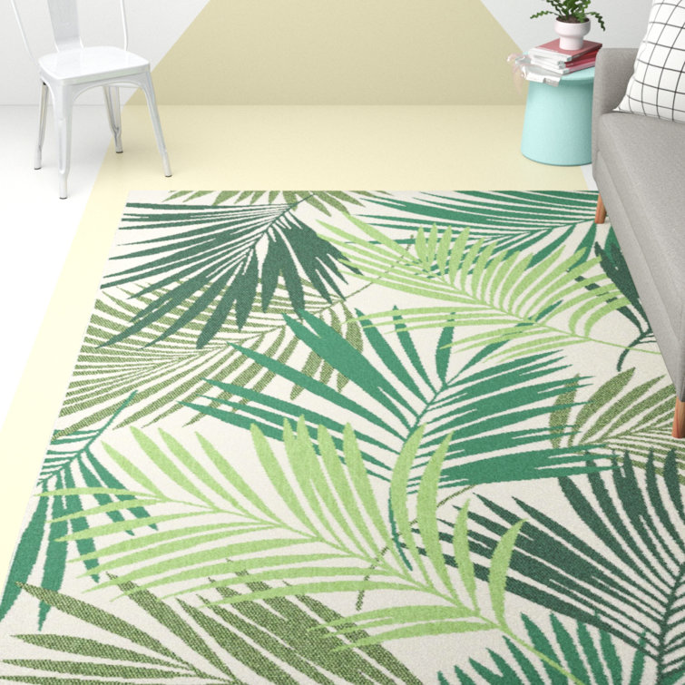 Hashtag Home Annex Green/Cream Rug & Reviews Wayfair.co.uk